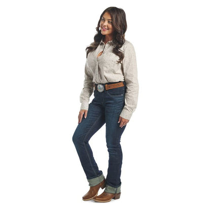 Justin Womens A2 1879 High Rise Boot Cut Jeans