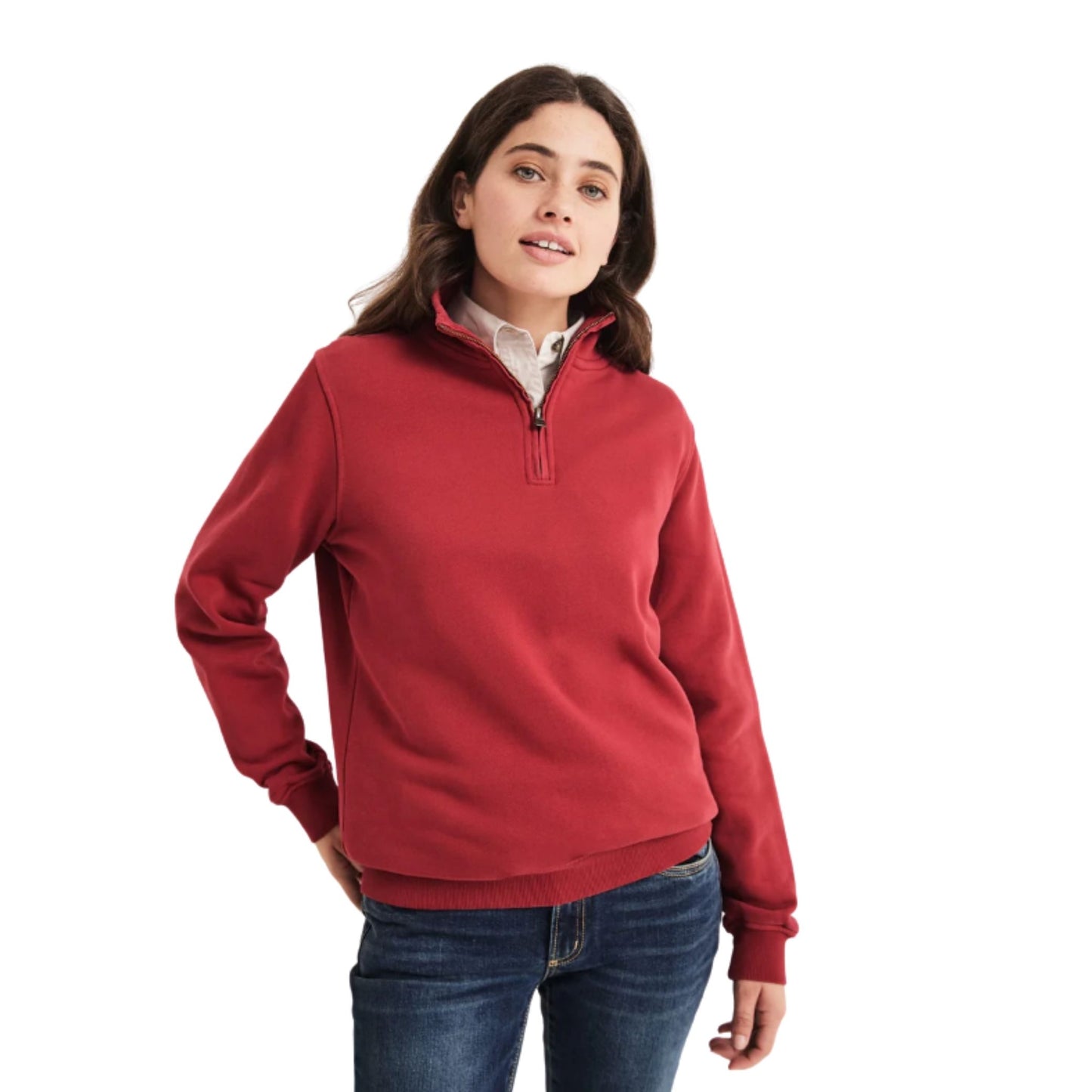 RB Sellars Womens Kate Half Zip Jumper - EQ Saddlery