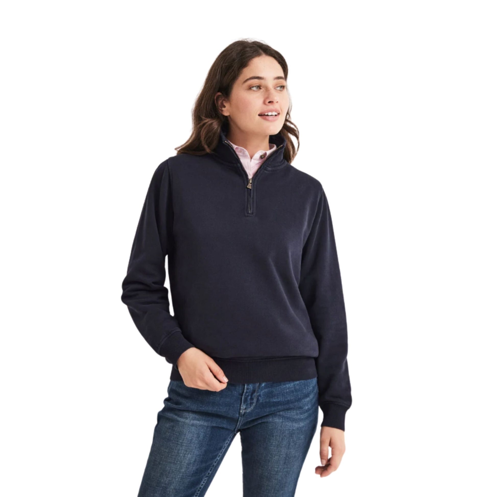 RB Sellars Womens Kate Half Zip Jumper - EQ Saddlery