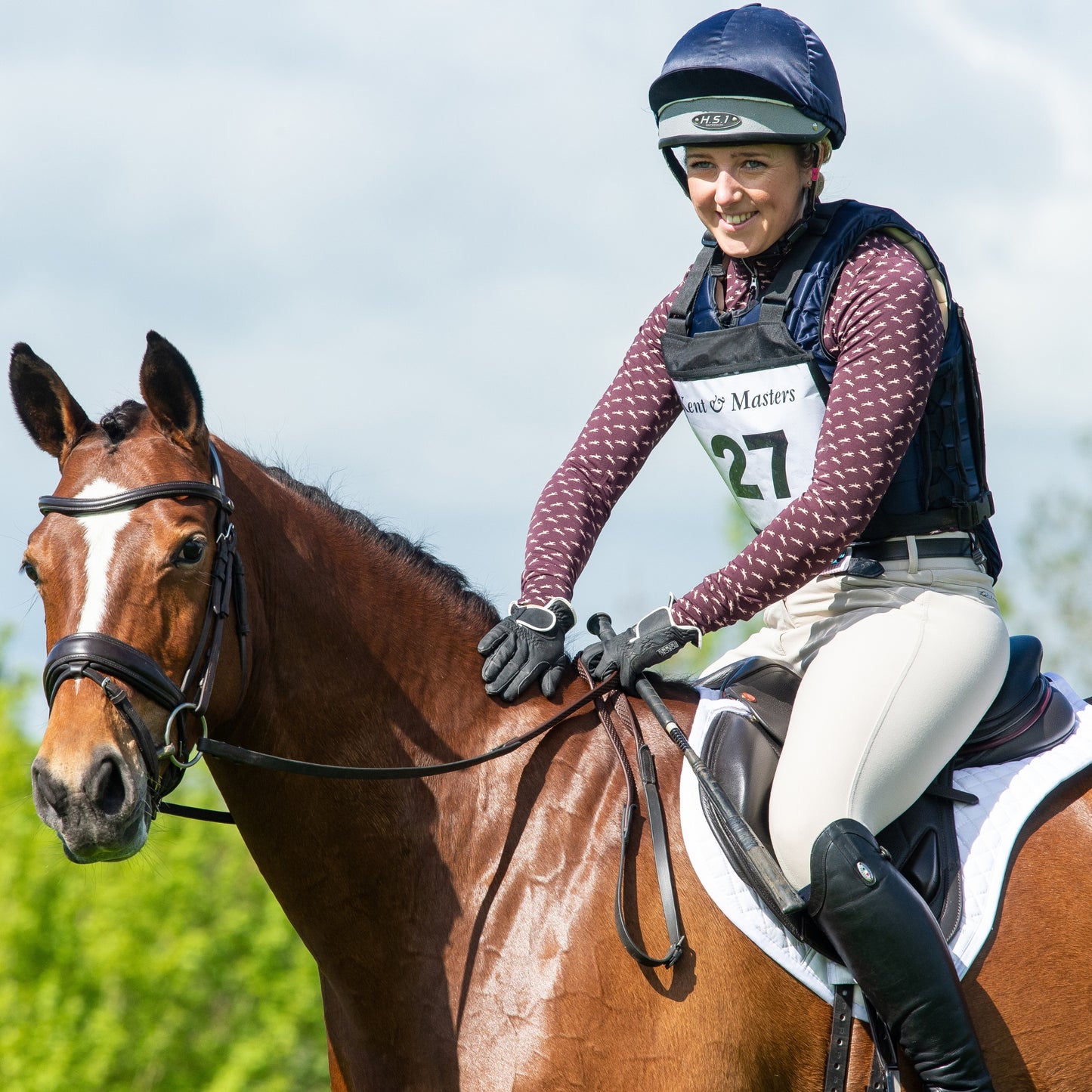 Kent and Masters Competition Series Monoflap XC Saddle - EQ Saddlery