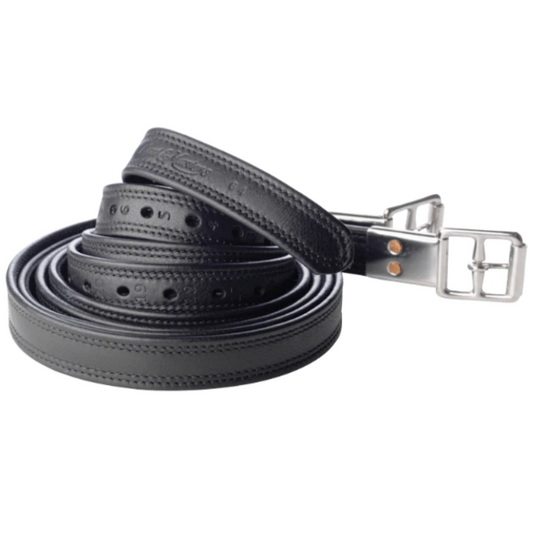 Kent and Masters Hide-covered stirrup leathers