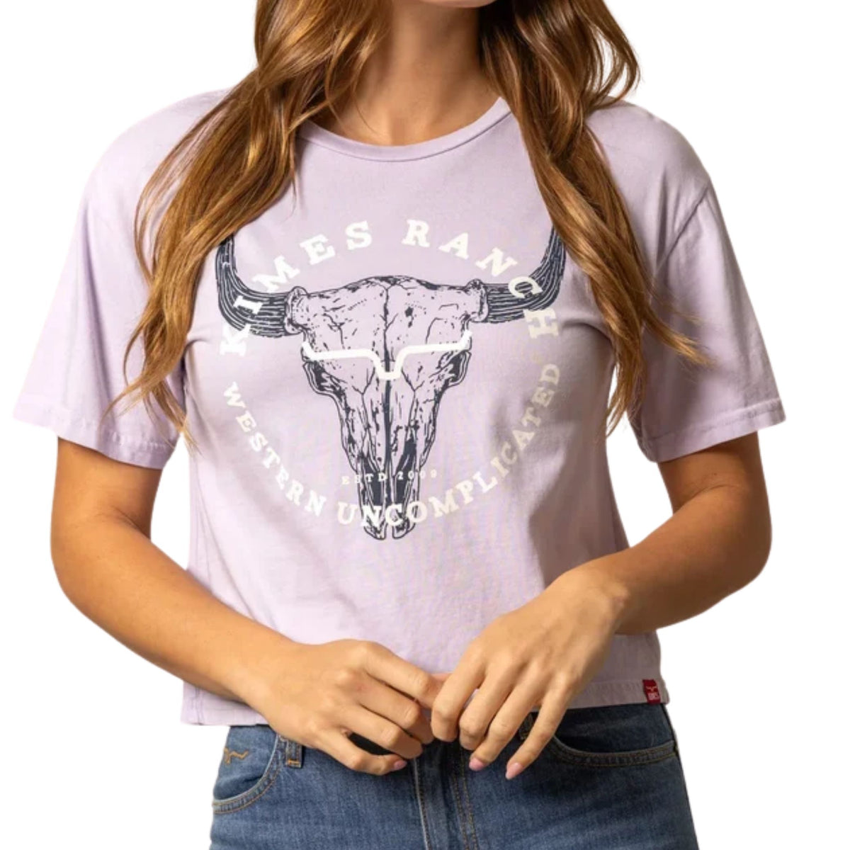 Kimes Ranch Ladies Bison Skull T-Shirt