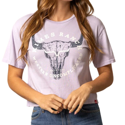 Kimes Ranch Ladies Bison Skull T-Shirt