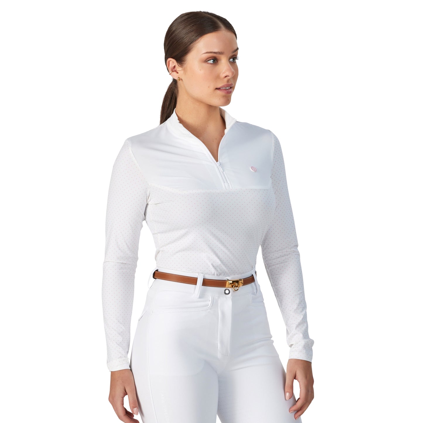 Lara Tweedie Mini Dot Riding Top Long Sleeve