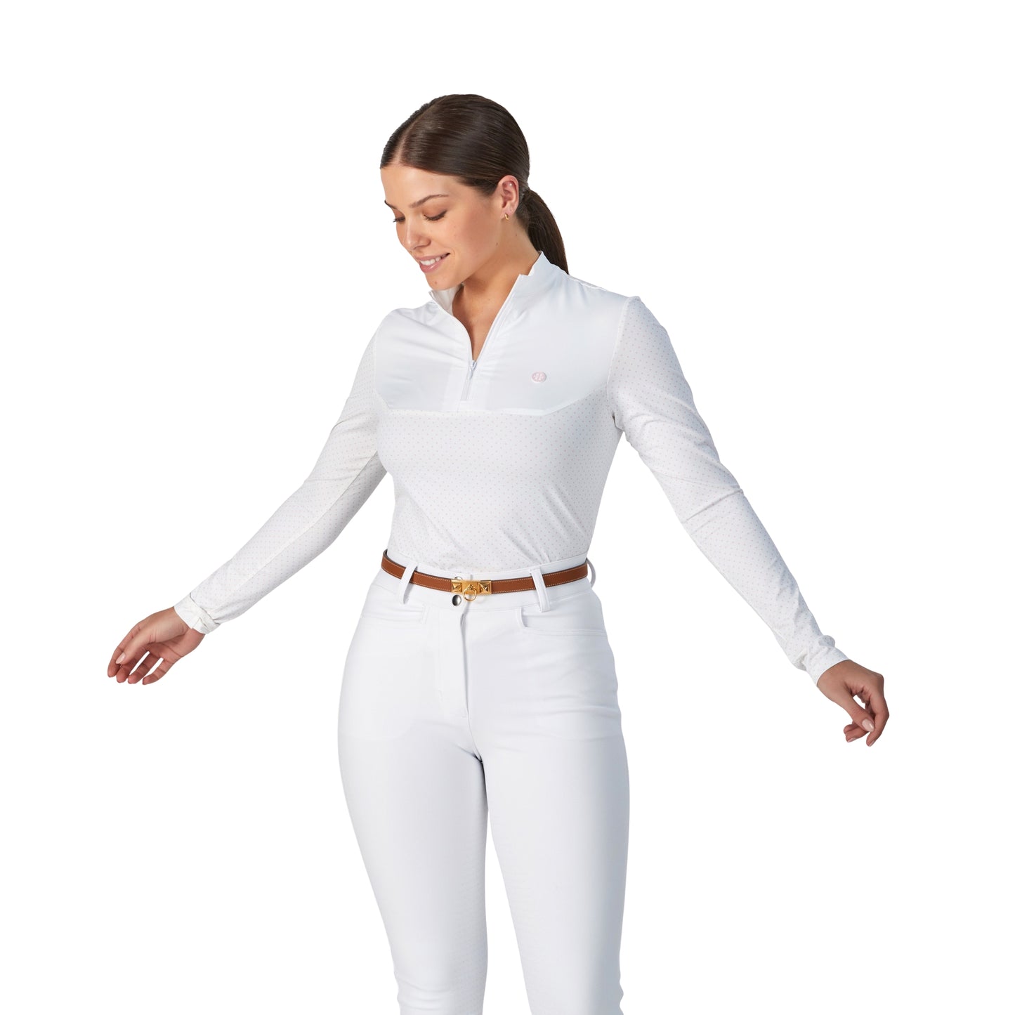 Lara Tweedie Mini Dot Riding Top Long Sleeve