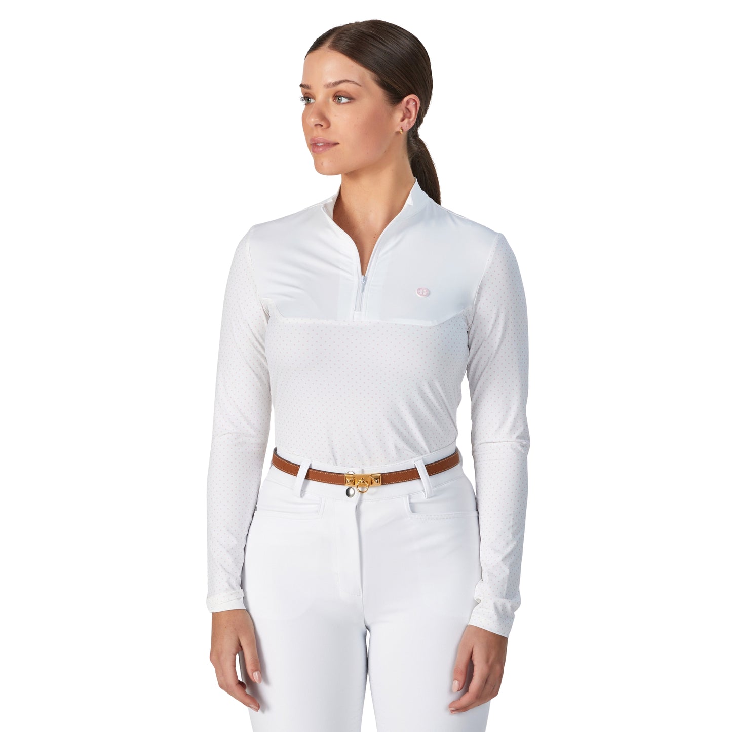 Lara Tweedie Mini Dot Riding Top Long Sleeve