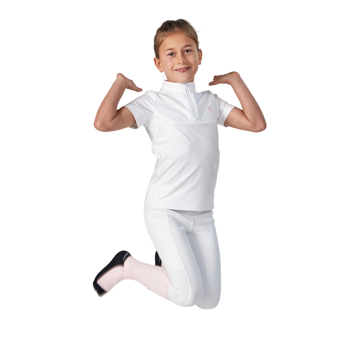 Lara Tweedie Mini Dot Riding Top Short Sleeve