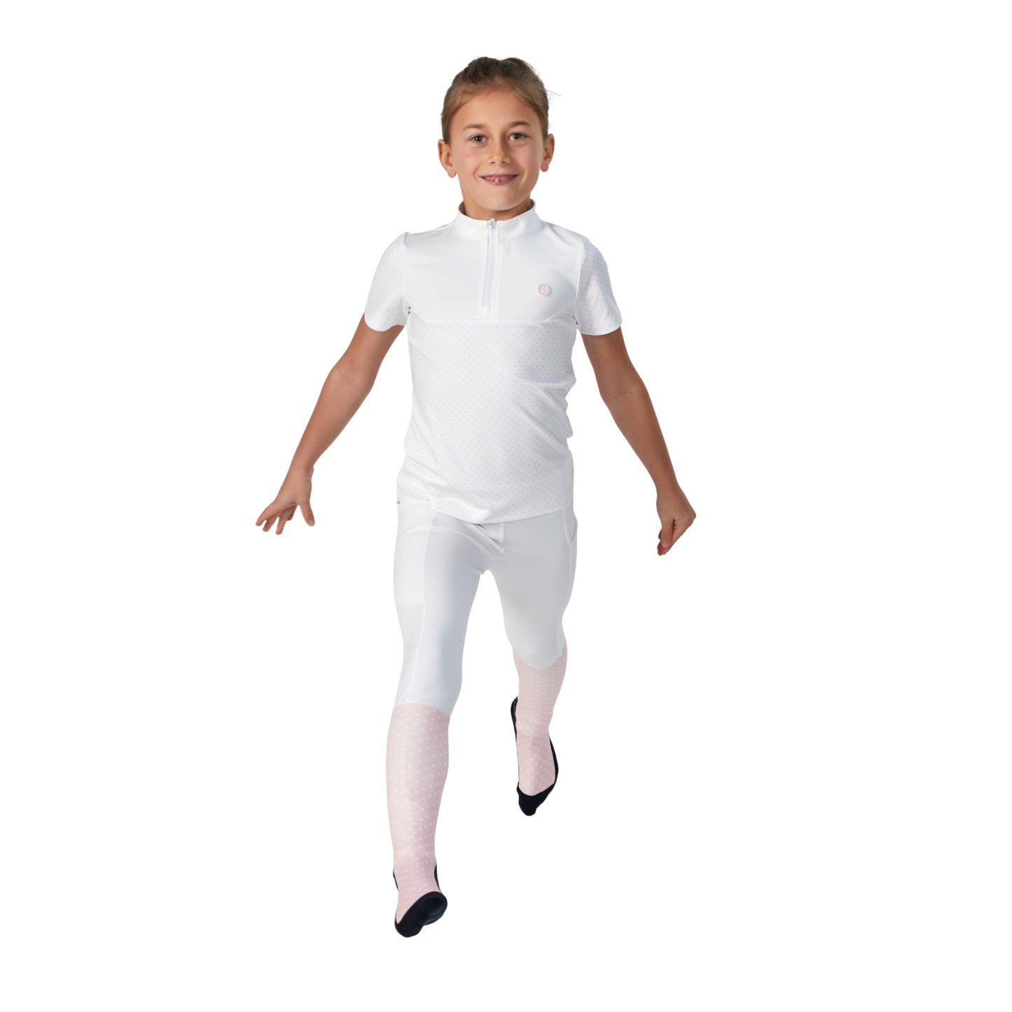 Lara Tweedie Mini Dot Riding Top Short Sleeve