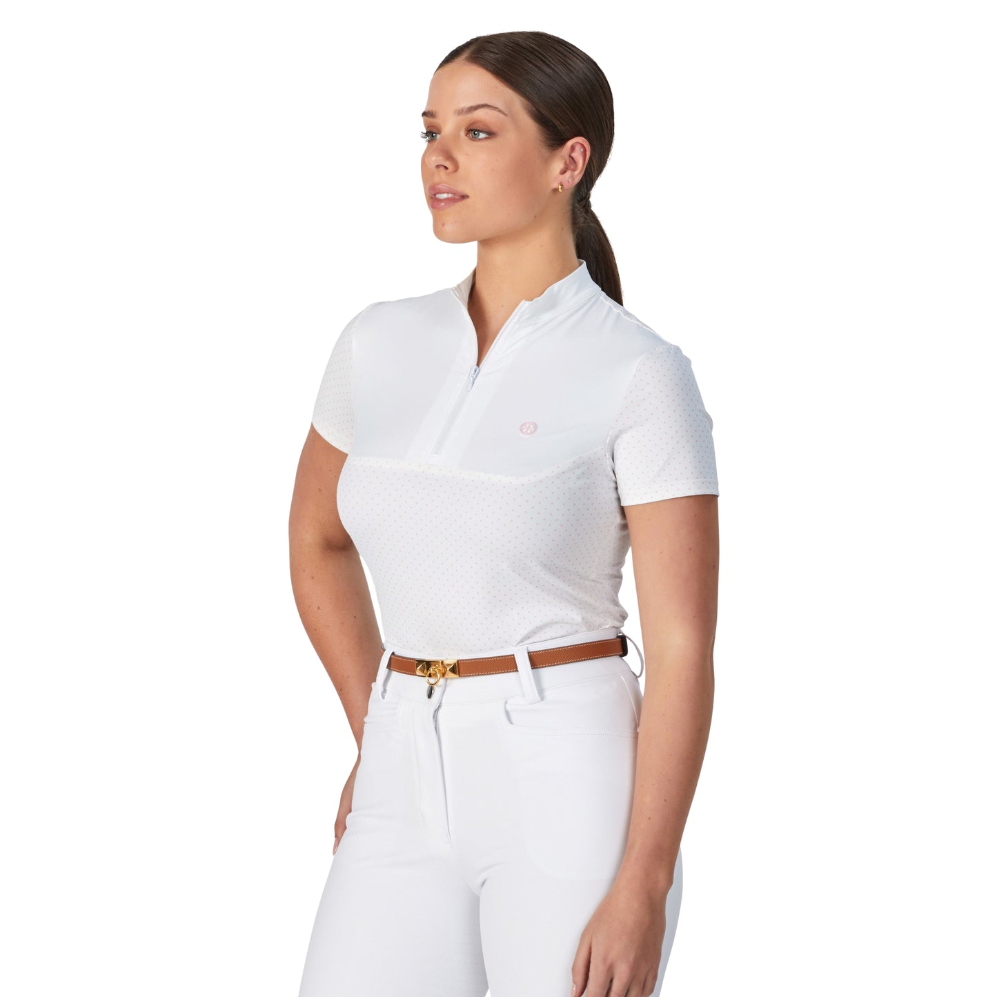 Lara Tweedie Mini Dot Riding Top Short Sleeve