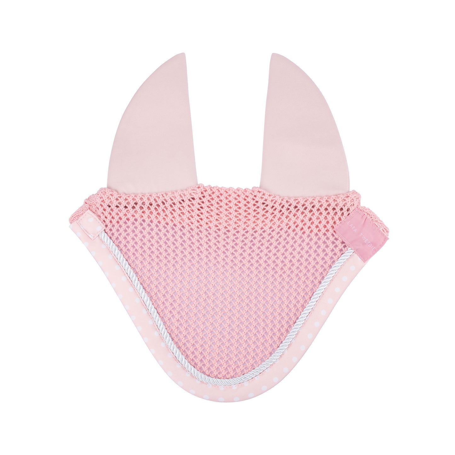 Lara Tweedie Pink Polka Dot Ear Bonnet