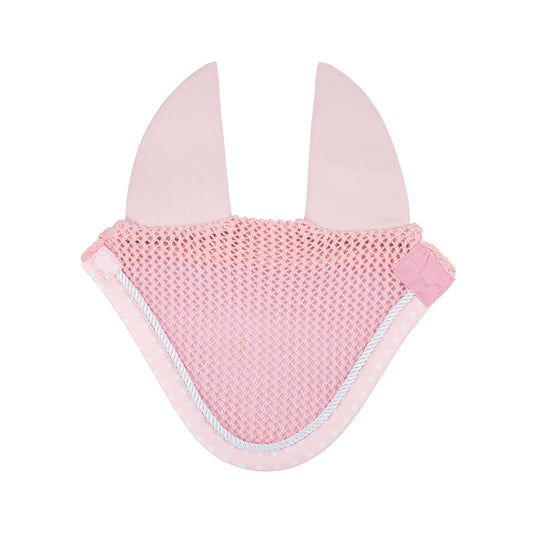 Lara Tweedie Pink Polka Dot Ear Bonnet