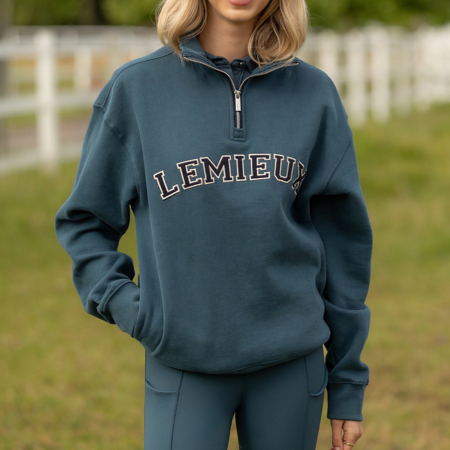 LeMieux Ladies Kelsie Quarter Neck Sweat