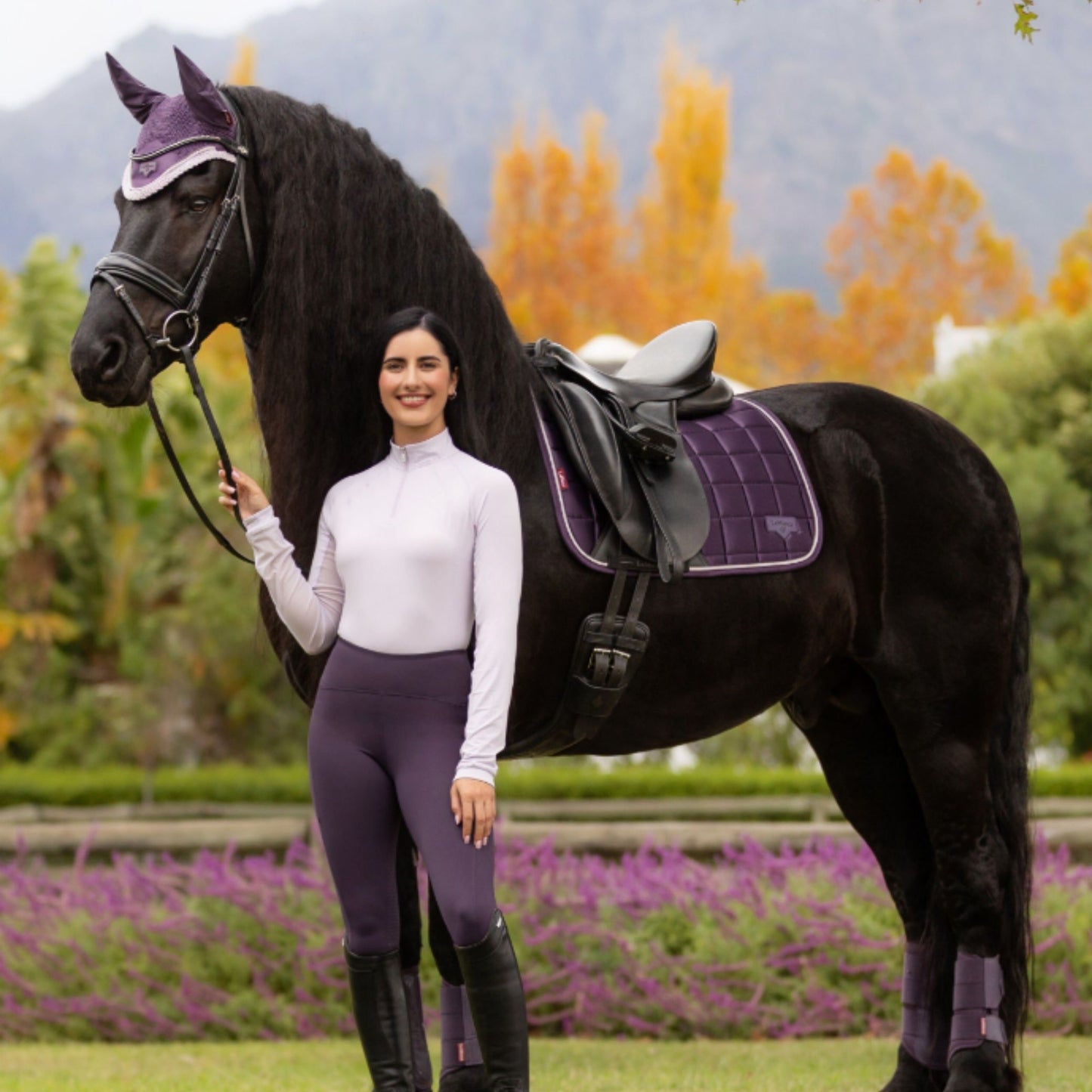 LeMieux Loire Classic Satin Square Dressage Saddle Pad