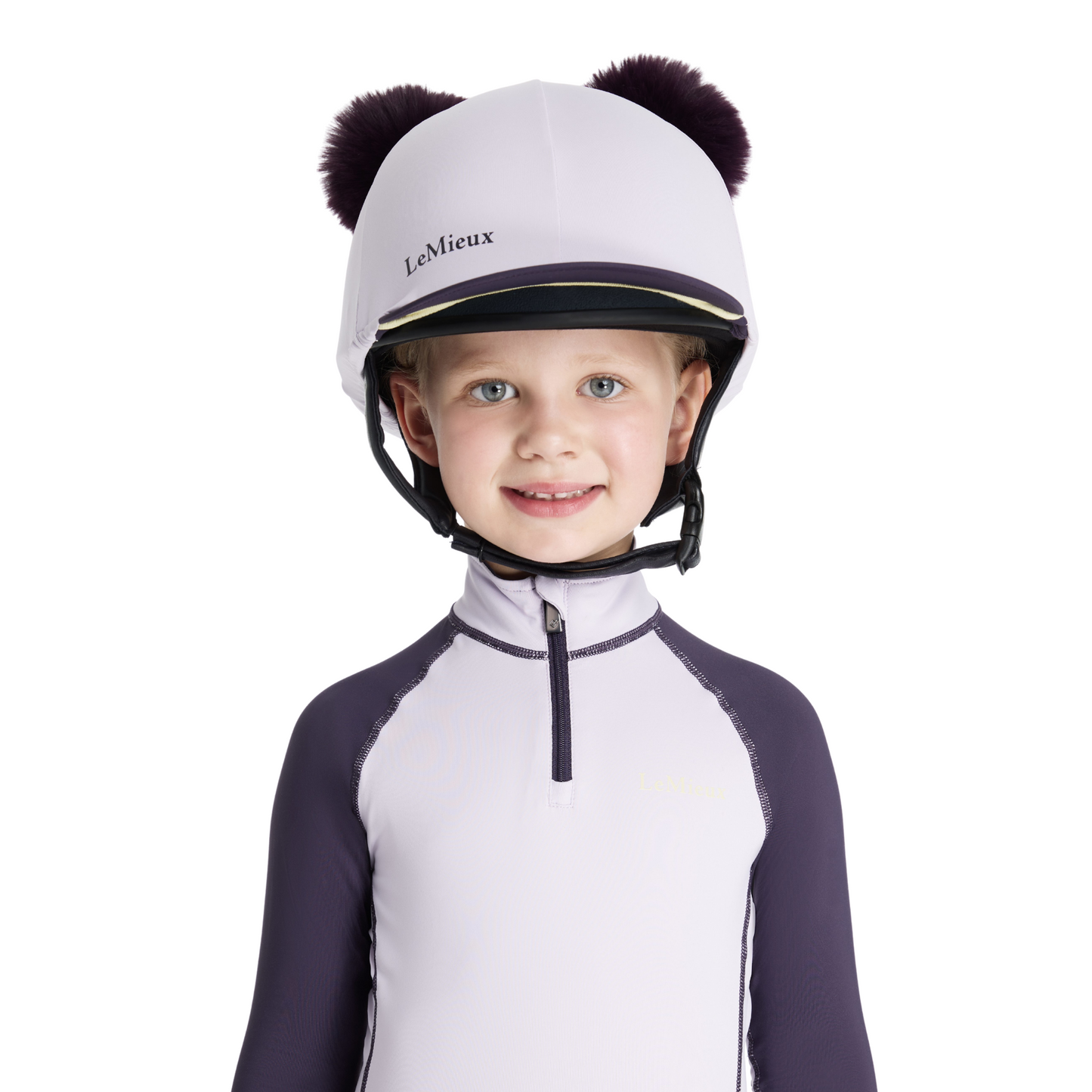 LeMieux Mini Double Pom Hat Silk