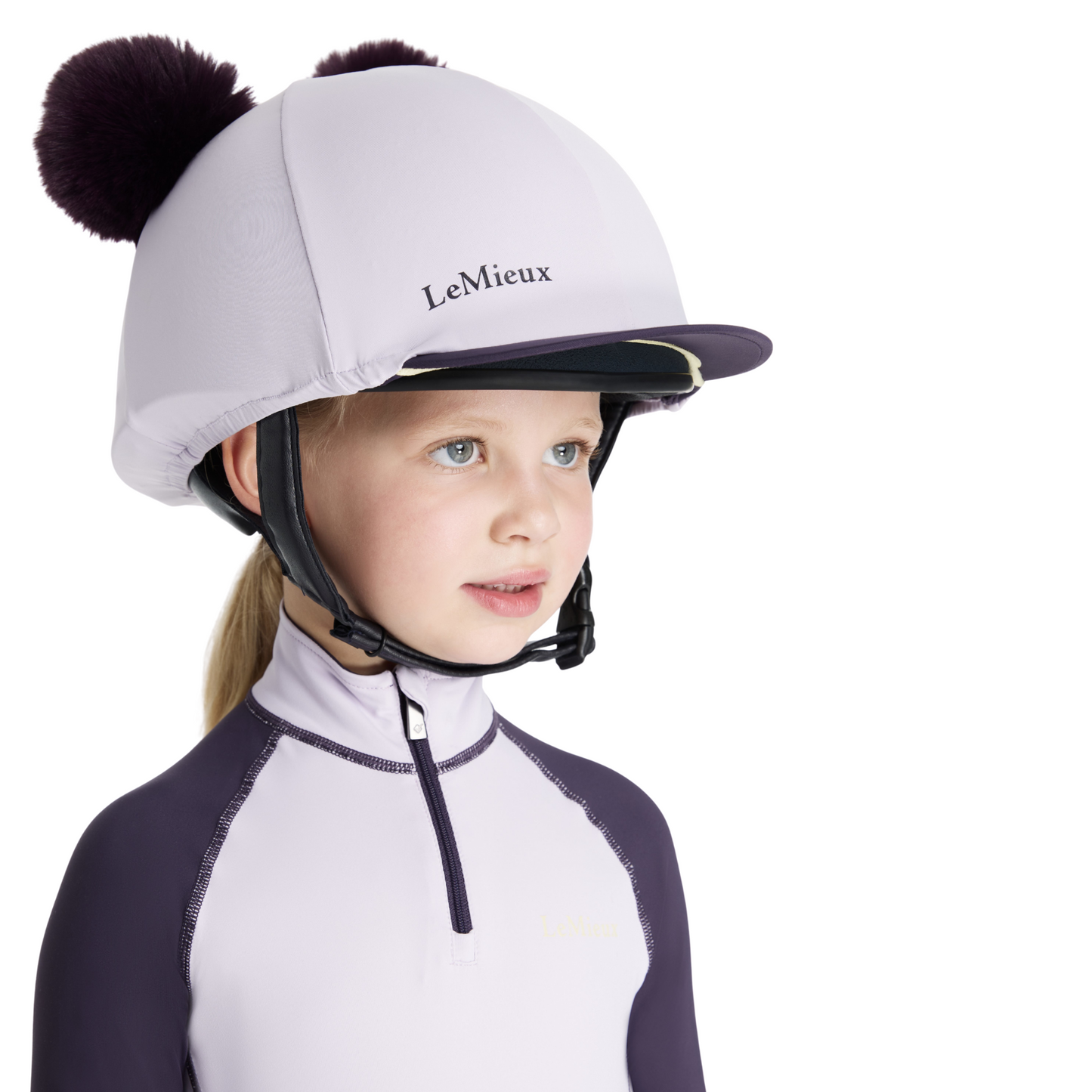 LeMieux Mini Double Pom Hat Silk