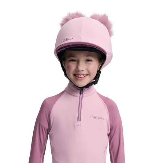 LeMieux Mini Double Pom Hat Silk