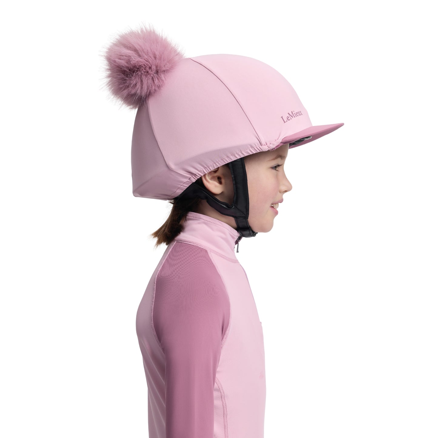 LeMieux Mini Double Pom Hat Silk