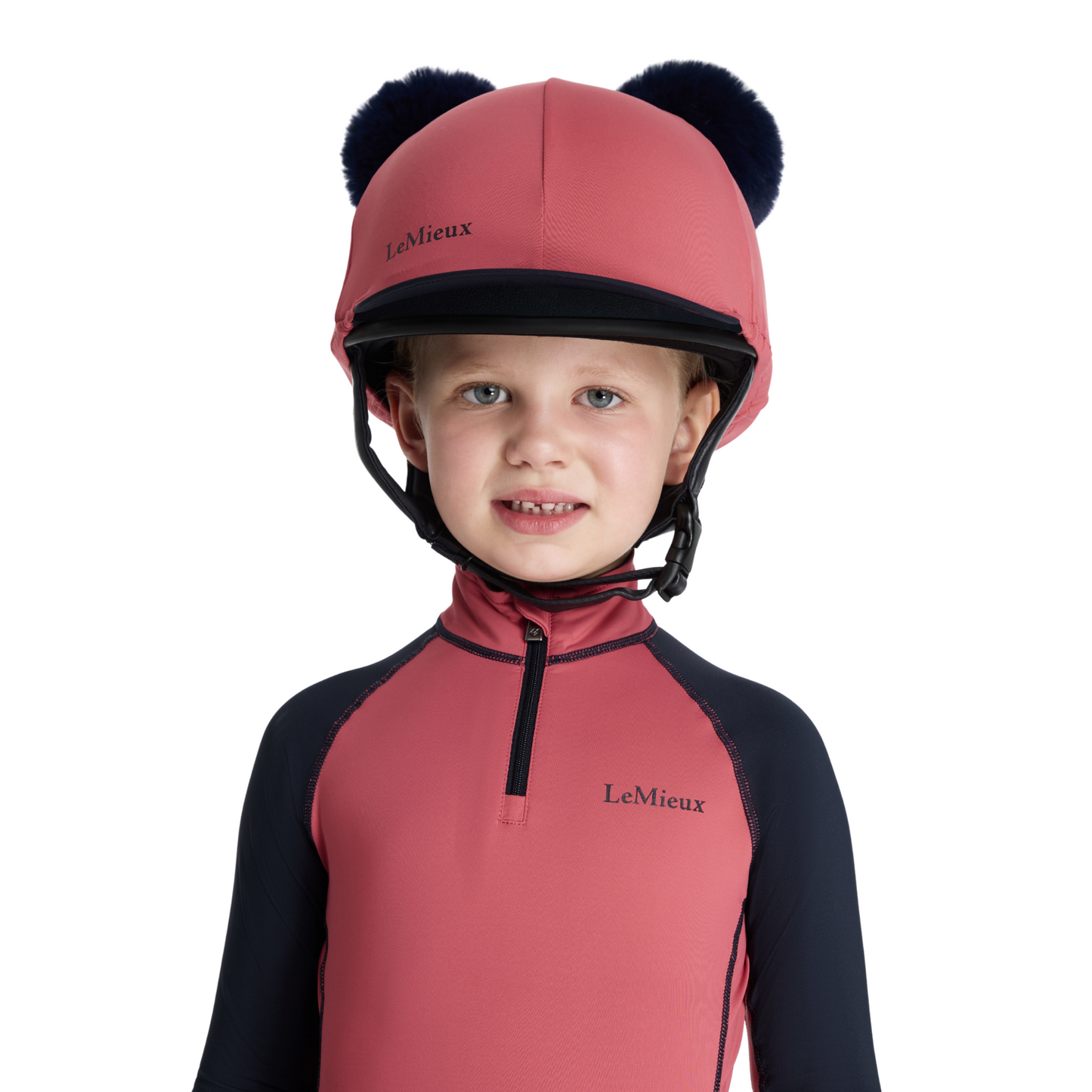 LeMieux Mini Double Pom Hat Silk