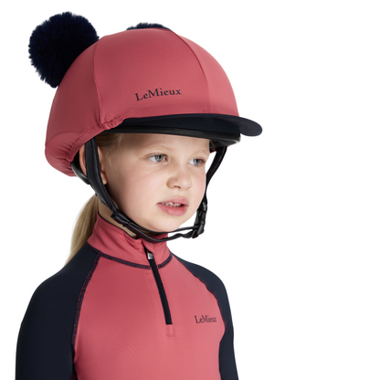 LeMieux Mini Double Pom Hat Silk