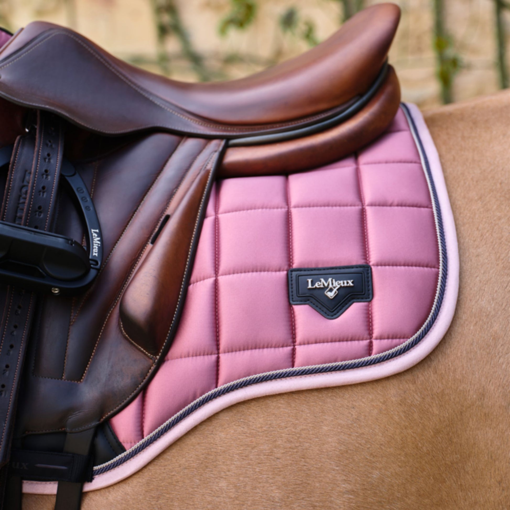 LeMieux Loire Classic Square Close Contact Saddle Pad - EQ Saddlery