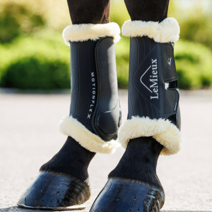 LeMieux Motionflex Dressage Boot with Fur Edge - EQ Saddlery