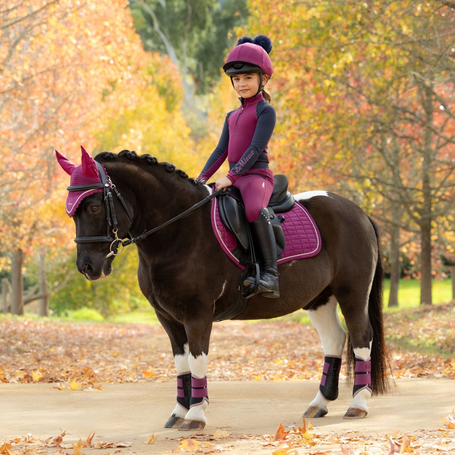 LeMieux Suede Close Contact Square Saddle Pad