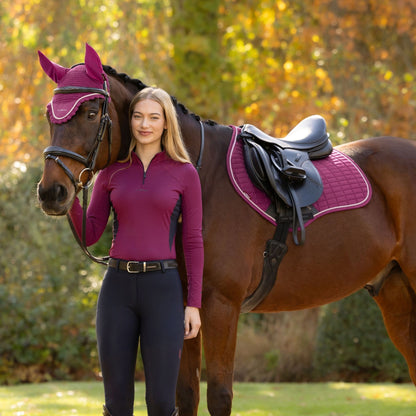 LeMieux Suede Close Contact Square Saddle Pad