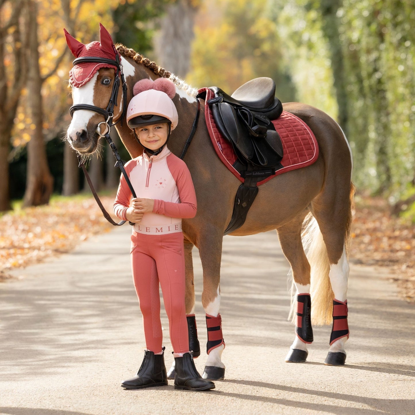 LeMieux Suede Close Contact Square Saddle Pad