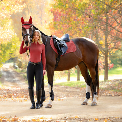 LeMieux Suede Close Contact Square Saddle Pad