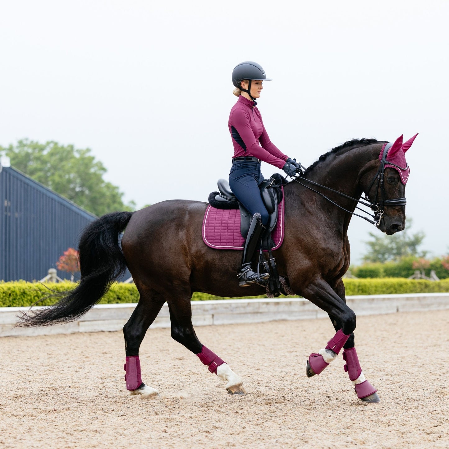 LeMieux Suede Dressage Square Saddle Pad