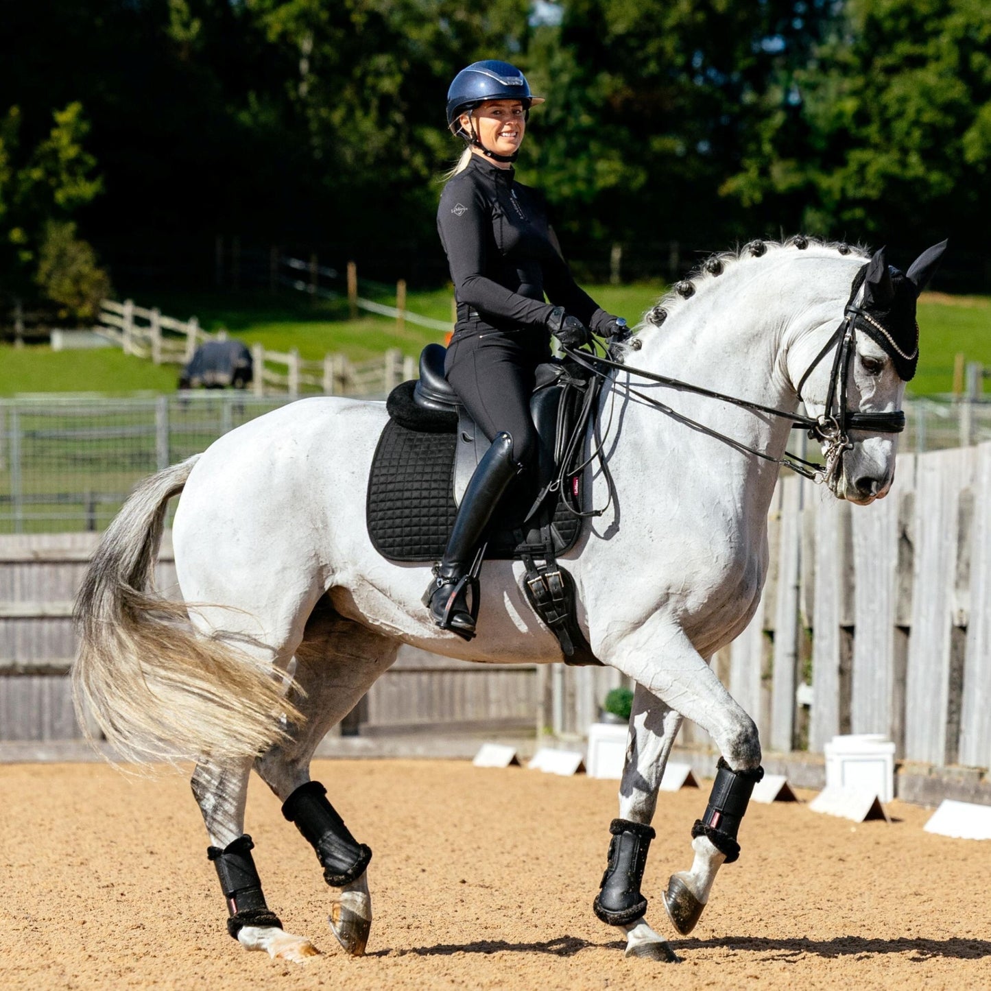LeMieux Suede Dressage Square Saddle Pad