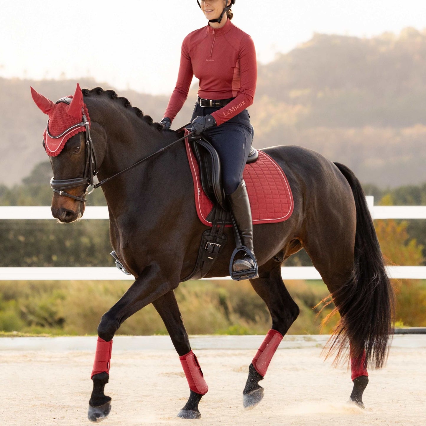 LeMieux Suede Dressage Square Saddle Pad