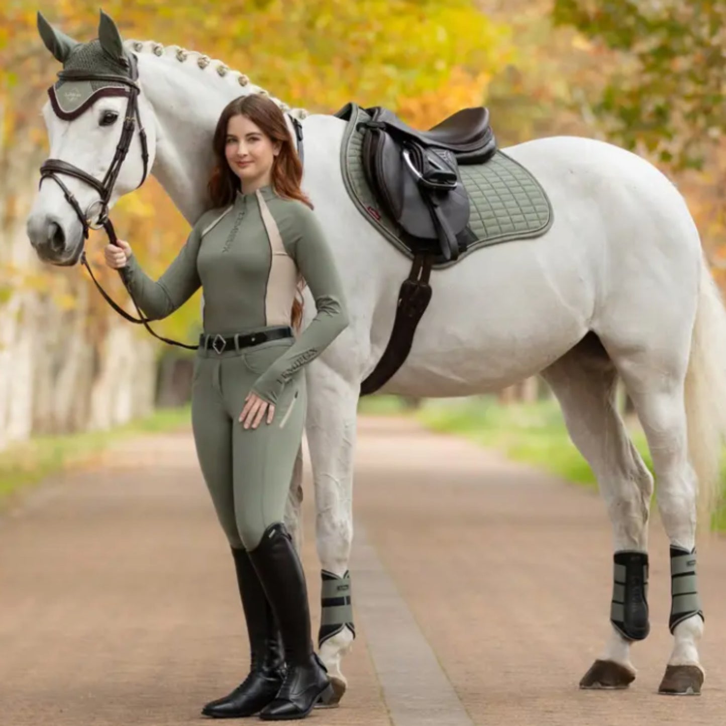 LeMieux Suede Square Close Contact Saddle Pad
