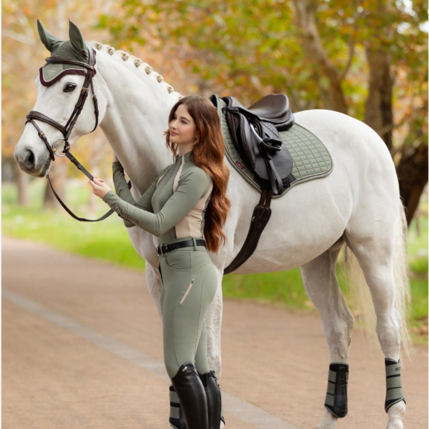 LeMieux Suede Square Close Contact Saddle Pad