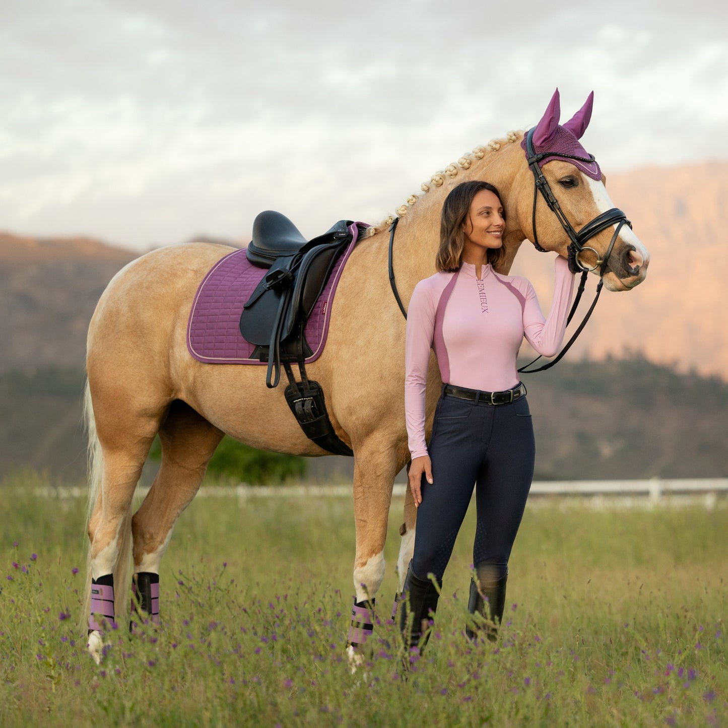 LeMieux Suede Square Dressage Saddle Pad