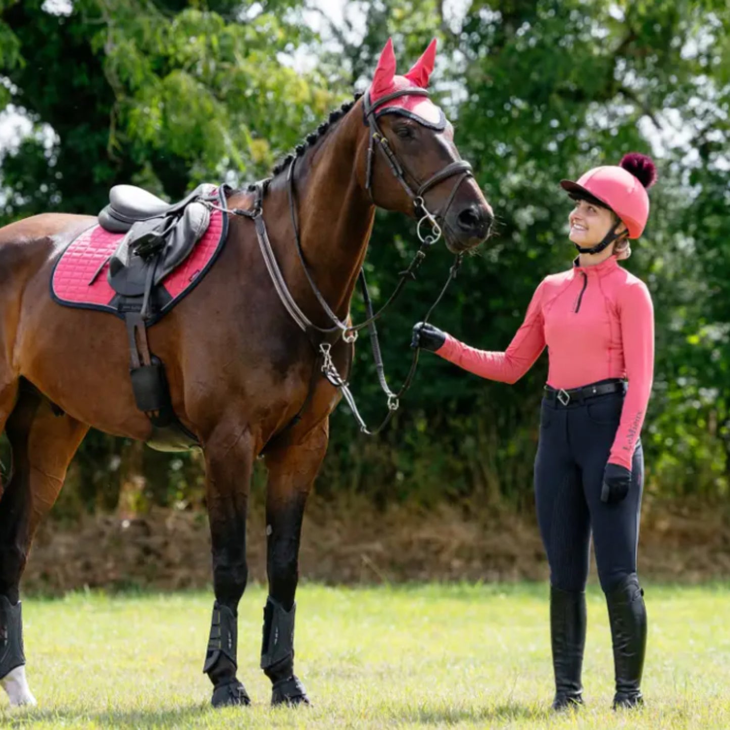 LeMieux Suede Square Close Contact Saddle Pad
