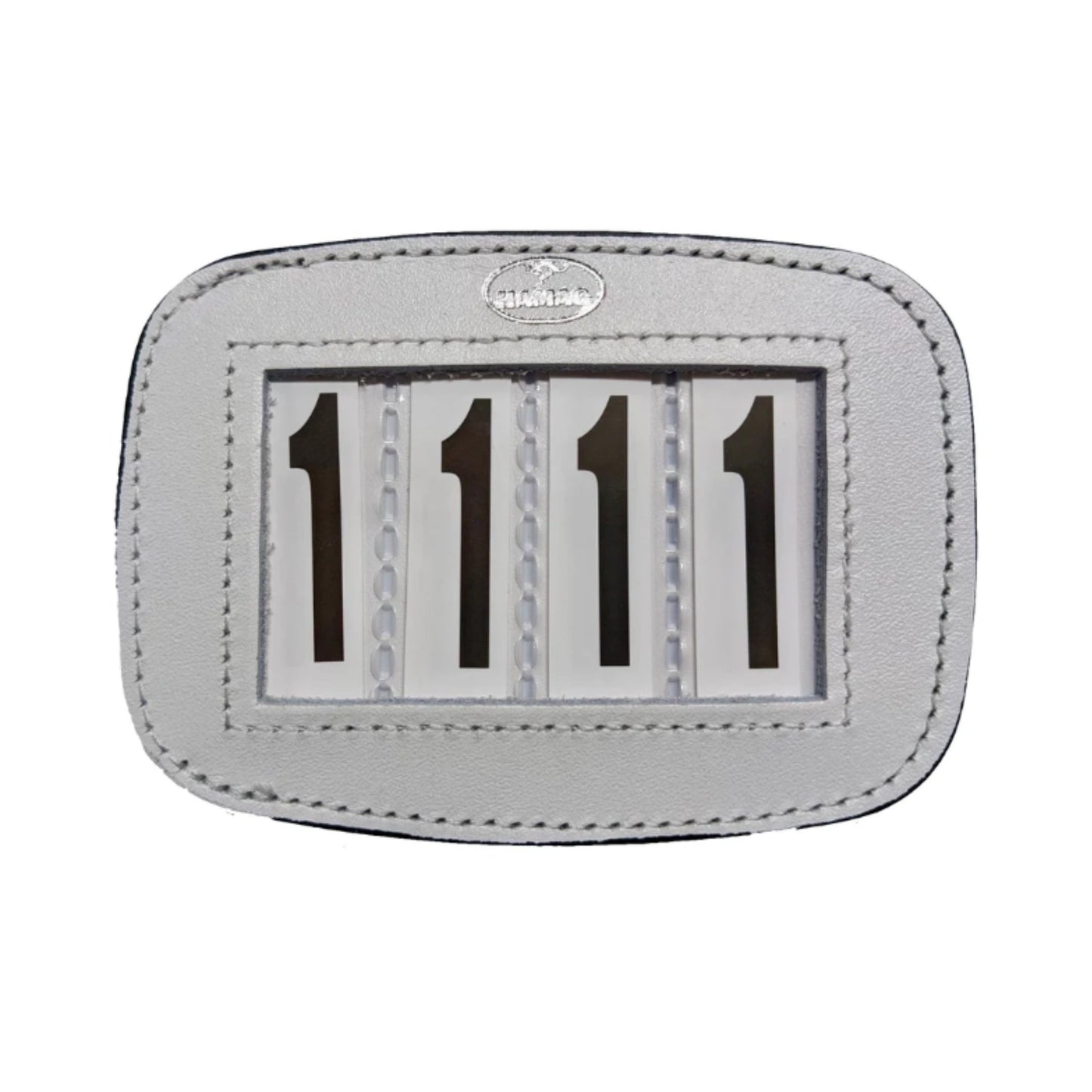 Hamag Leather Saddle Cloth Number Holders - EQ Saddlery