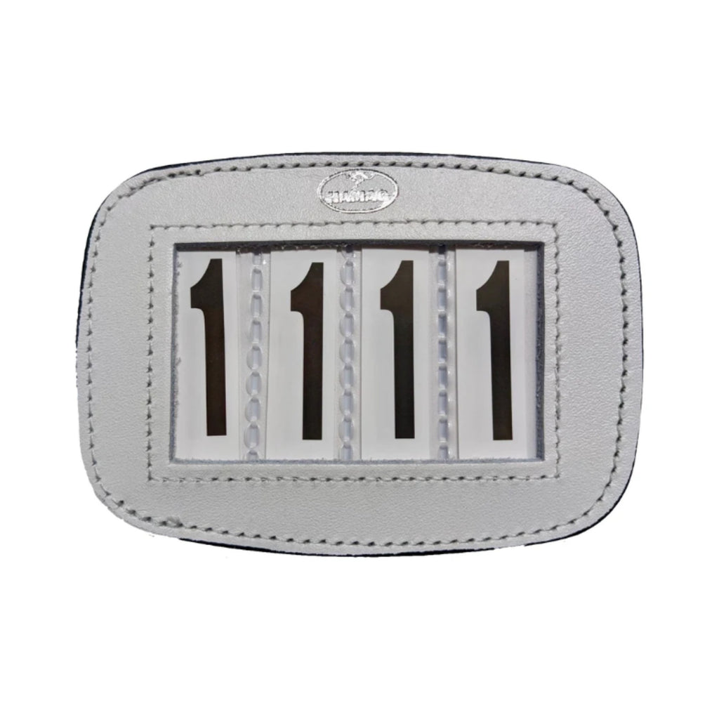 Hamag Leather Saddle Cloth Number Holders - EQ Saddlery