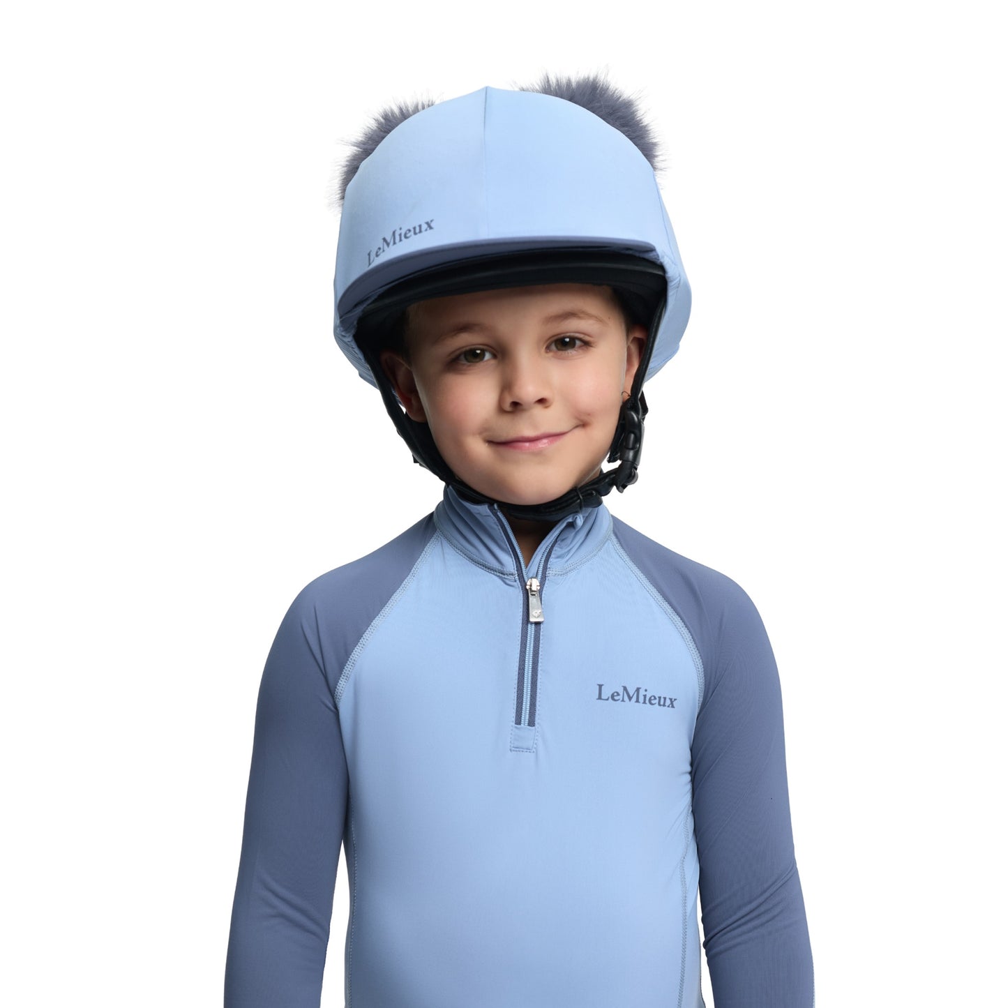 LeMieux Mini Double Pom Hat Silk