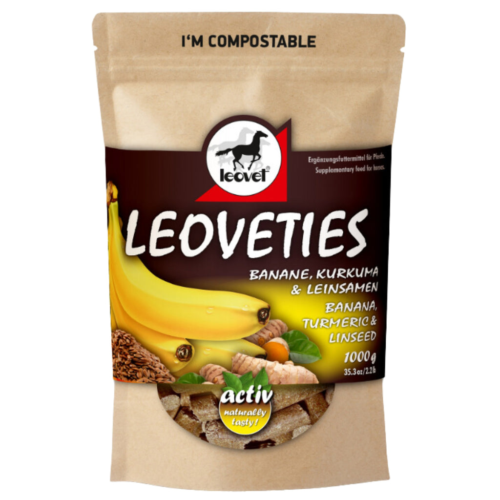 Leoveties Banana Tumeric Linseed Treats