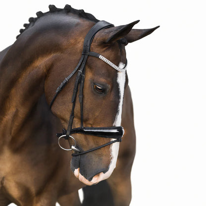 Lumi Pony Amie Hanoverian Rolled Leather Bridle - EQ Saddlery
