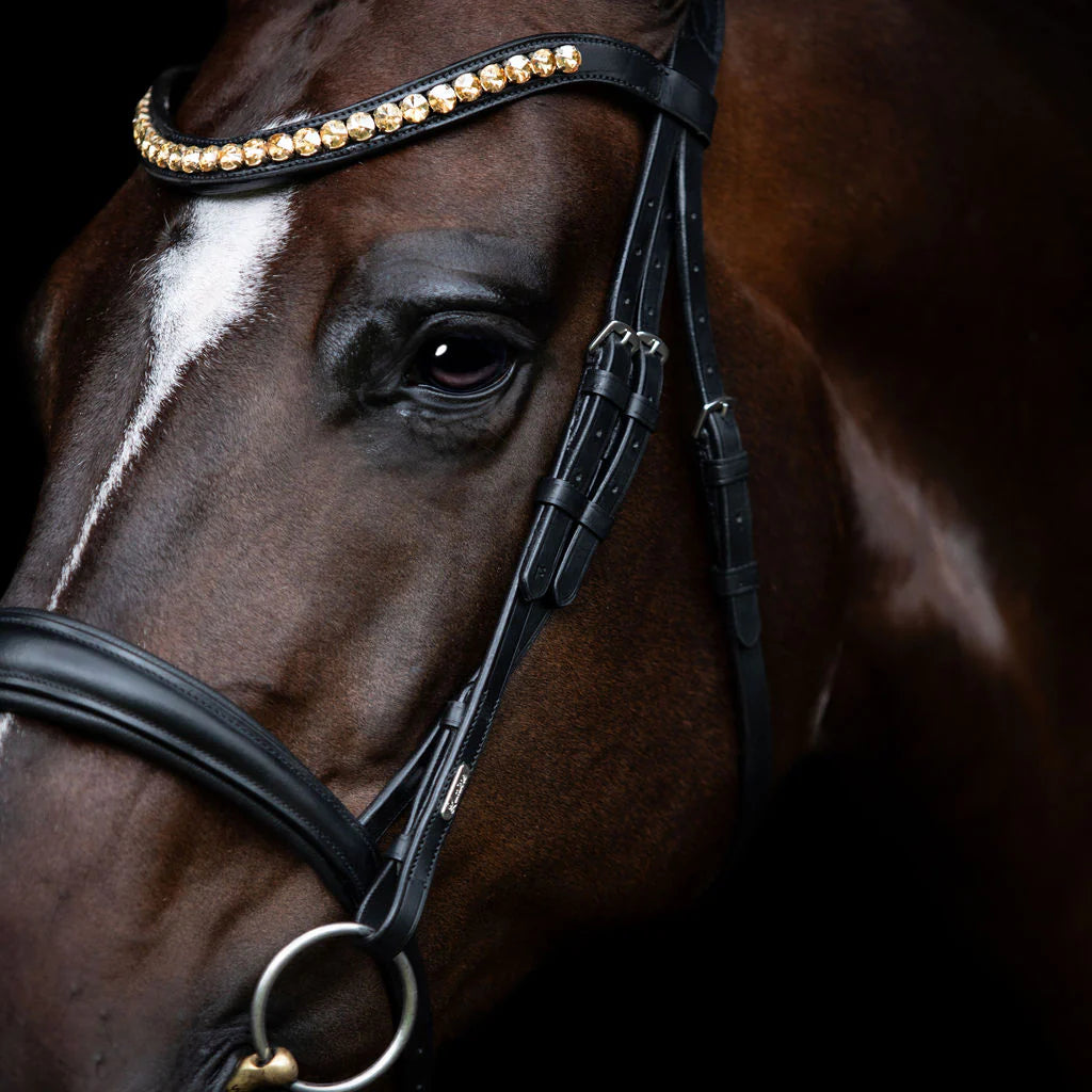 Lumiere Athens Cavesson Leather Bridle - EQ Saddlery