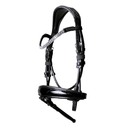 Lumi Pony Amie Hanoverian Rolled Leather Bridle - EQ Saddlery