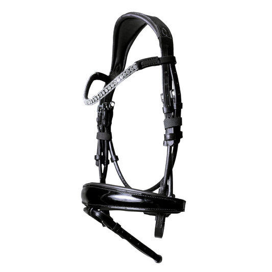 Lumi Pony Amie Hanoverian Rolled Leather Bridle - EQ Saddlery