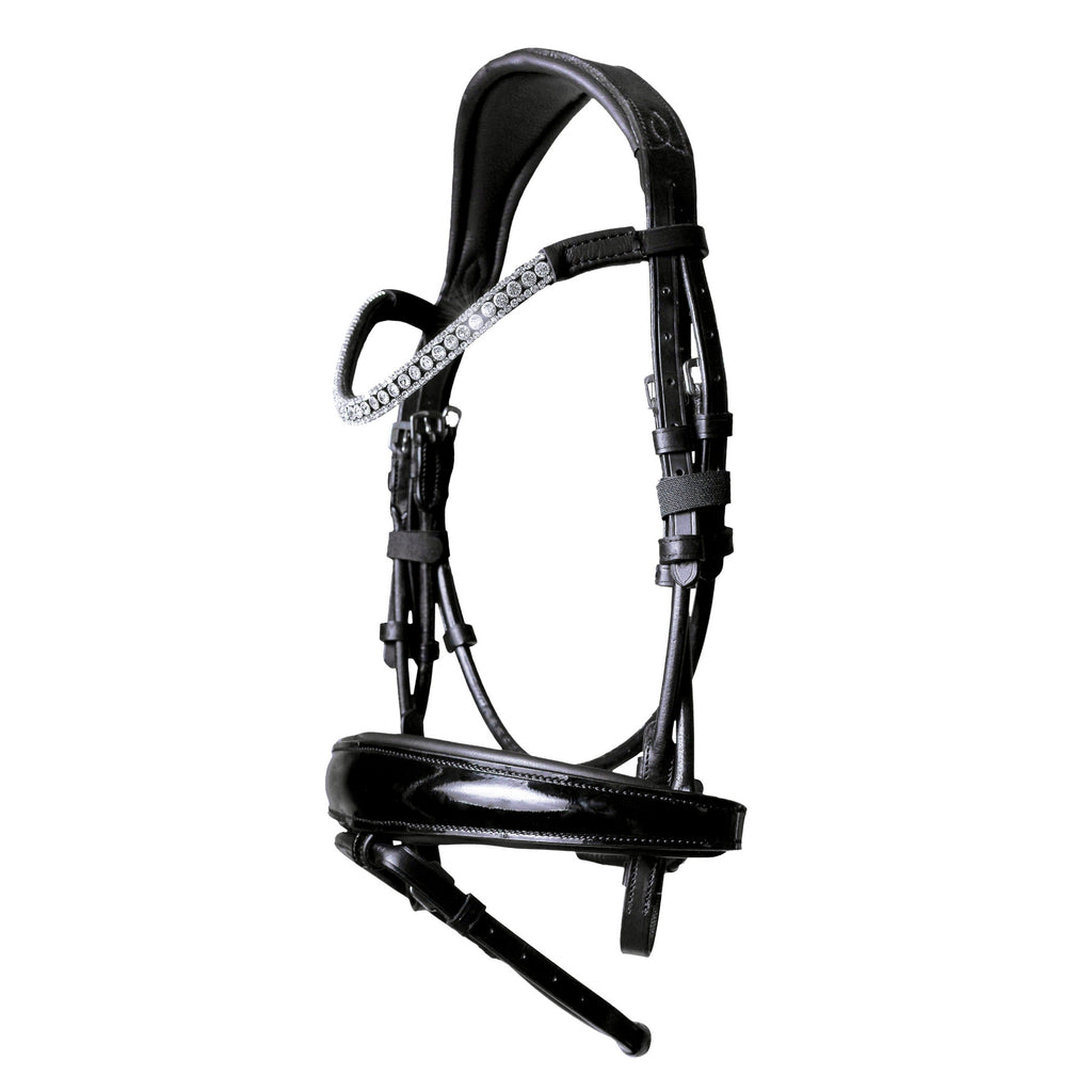 Lumi Pony Amie Hanoverian Rolled Leather Bridle - EQ Saddlery