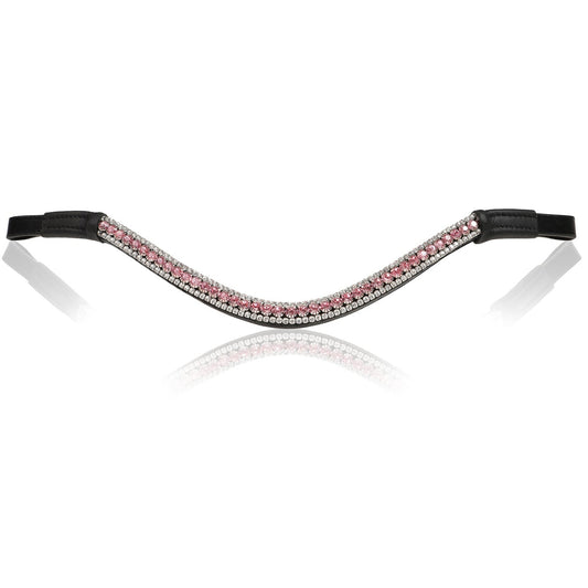 Lumiere Baby Pink Crystal Browband - EQ Saddlery