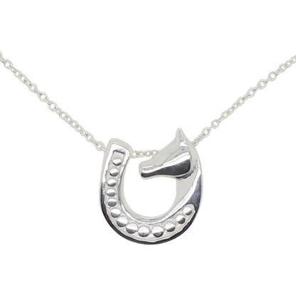 MCJ Crystals Horse Pendant