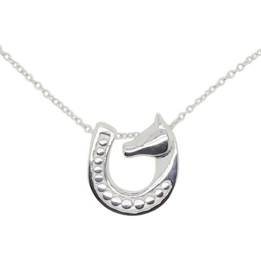 MCJ Crystals Horse Pendant - EQ Saddlery