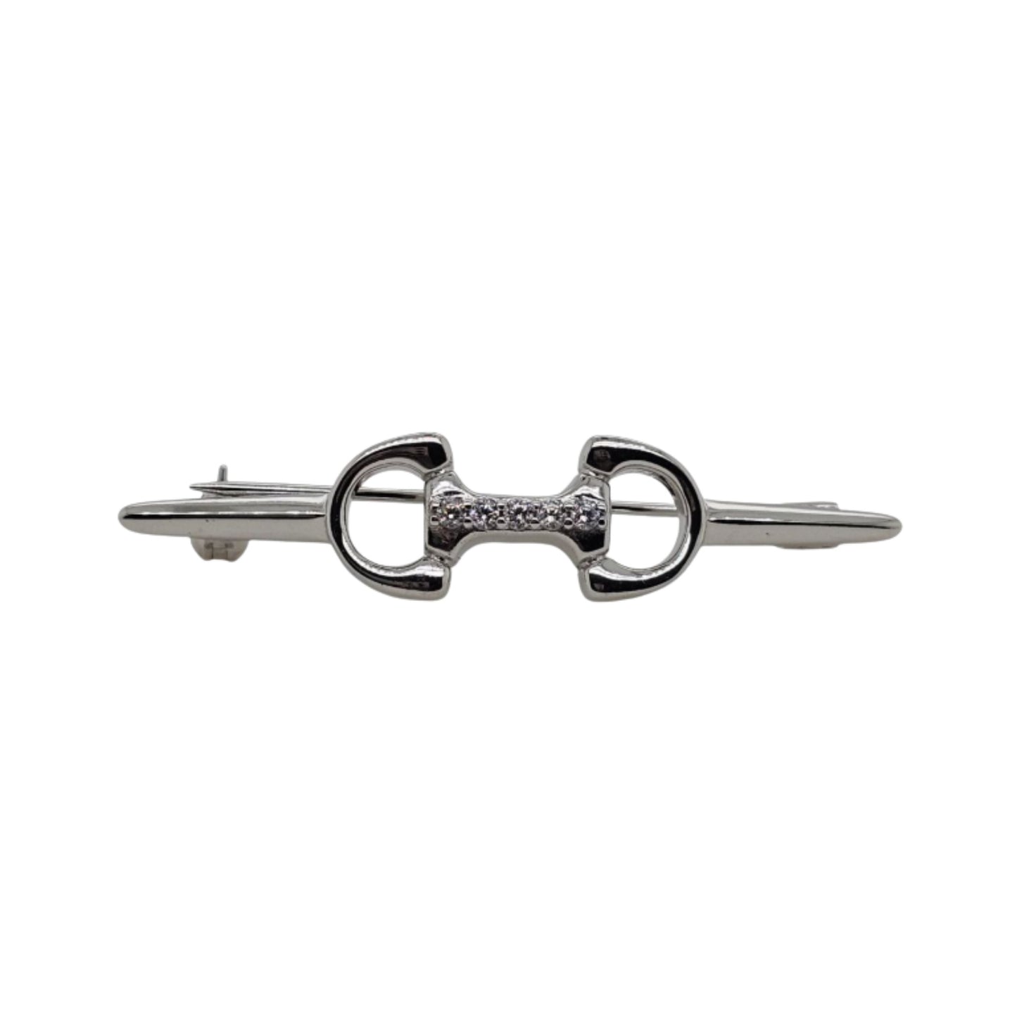MCJ Double Horseshoe Stock Pin