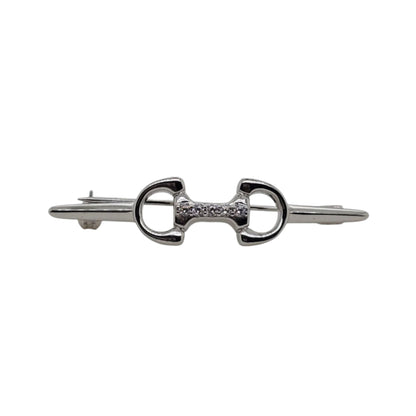 MCJ Double Horseshoe Stock Pin